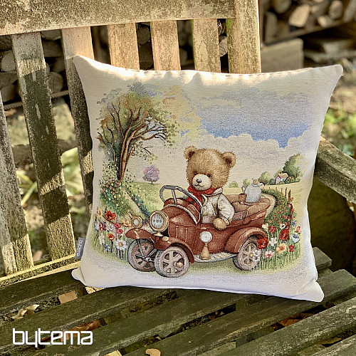 Jastučnica goblen TEDDY U AUTU