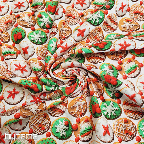 Pamučna tkanina GINGERBALL CUPS