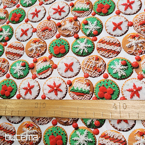Pamučna tkanina GINGERBALL CUPS