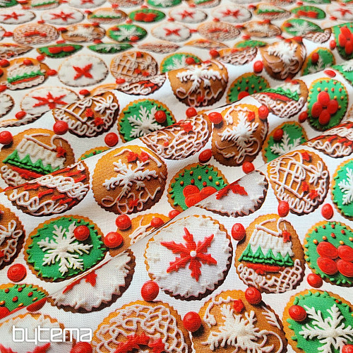 Pamučna tkanina GINGERBALL CUPS