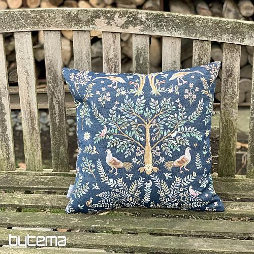 Presvlaka za jastuk WILLIAM MORRIS plava - sve preko