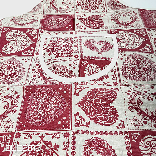 Pregača s oprsnikom PATCHWORK SRCE
