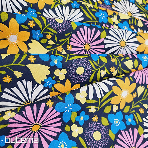 Pamučna tkanina DAISIES