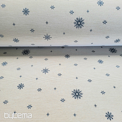 Tapiserija tkanina SOFT FLAKE PLAVA