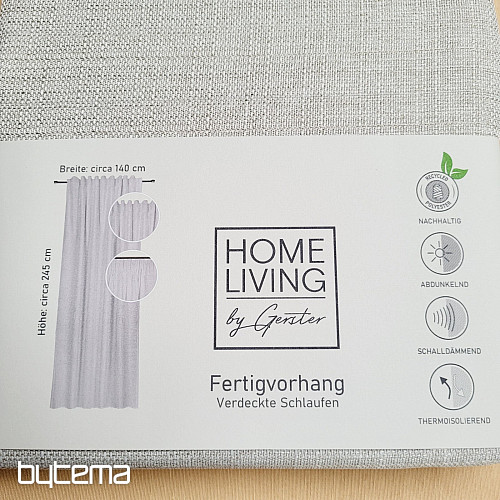 Luksuzna gotova zavjesa HOME LIVING bež siva