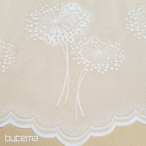 Jacquard zavjesa CHMÝŘÍ bijela