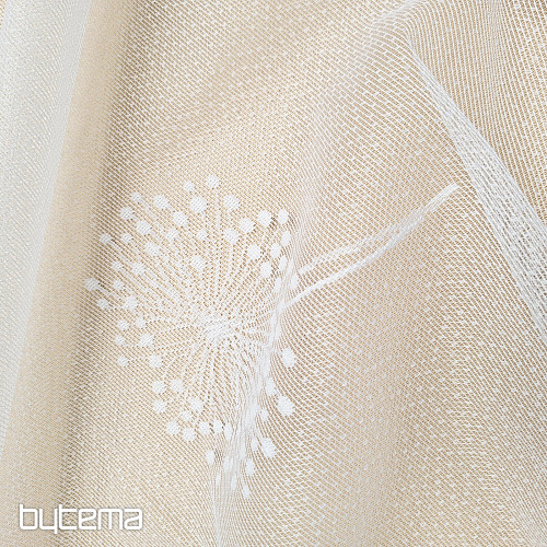 Jacquard zavjesa CHMÝŘÍ bijela