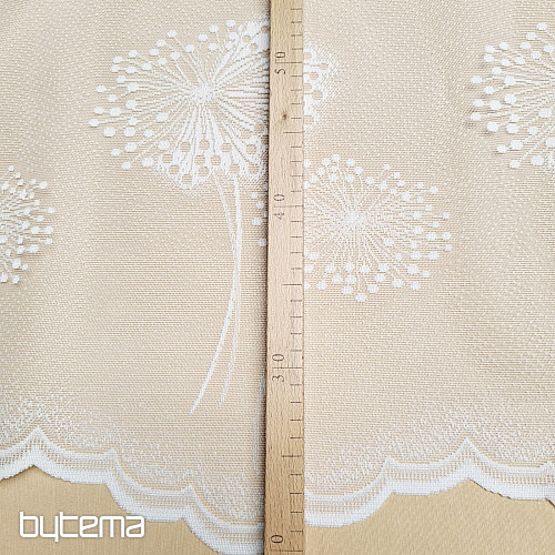 Jacquard zavjesa CHMÝŘÍ bijela