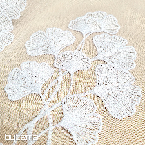 Zavjesa 835 GINKO bijela