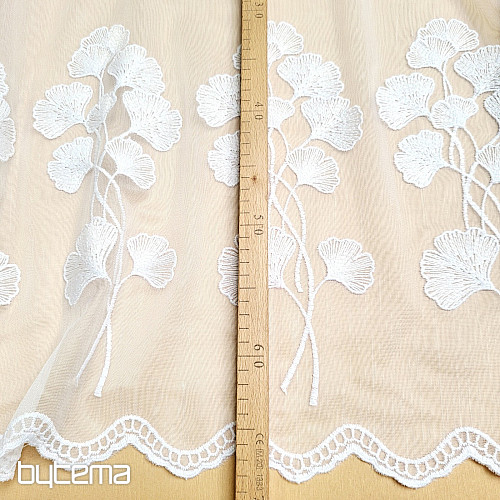 Zavjesa 835 GINKO bijela