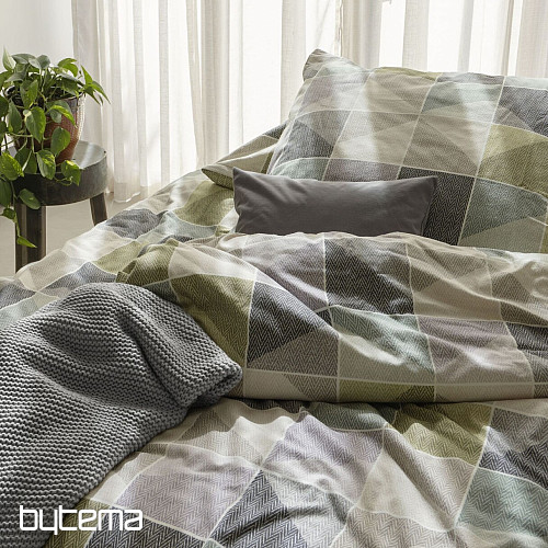 Luksuzna flanelska posteljina IRISETTE KOALA 8646-30 ZELENA