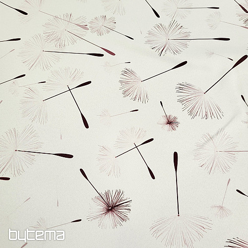 Dekorativna tkanina BLACK OUT MASLAČAK smeđa