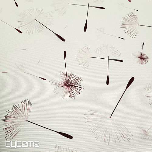 Dekorativna tkanina BLACK OUT MASLAČAK smeđa