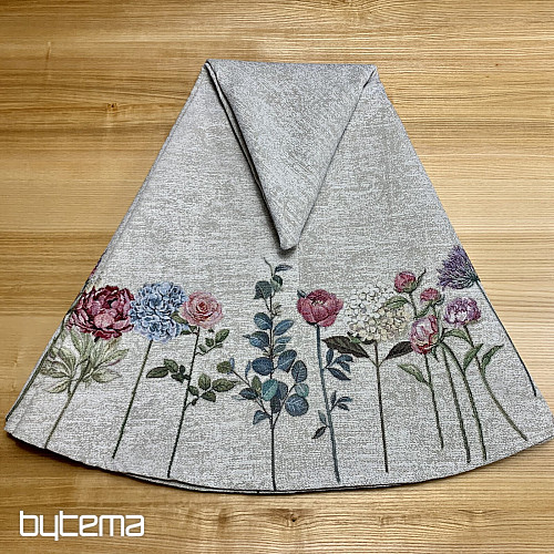 Okrugli tapiserijski stolnjak FLORES TIME