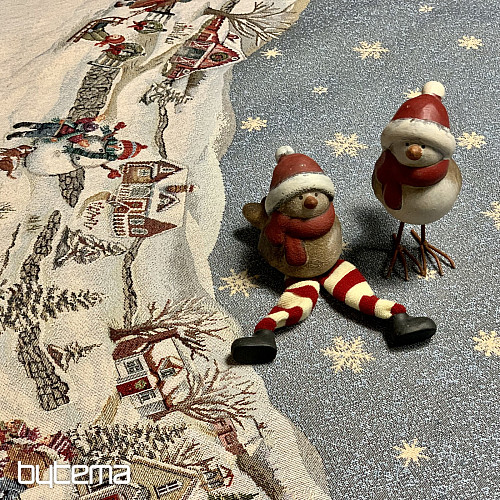 Okrugli božićni tapiserijski stolnjak RADOST BOŽIĆA