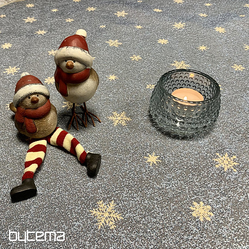 Okrugli božićni tapiserijski stolnjak RADOST BOŽIĆA