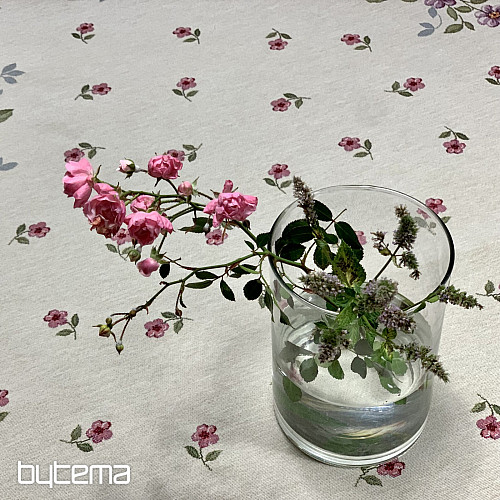 Okrugli tapiserijski stolnjak BOUQUET BORDURA