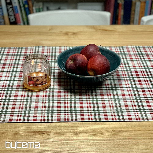 Božićni stolnjak i šal SCOTTISH SHELLEY CHECK