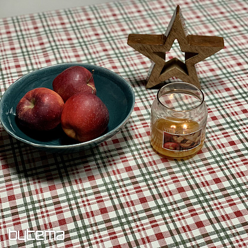 Božićni stolnjak i šal SCOTTISH SHELLEY CHECK