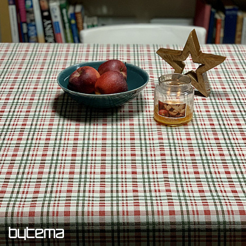 Božićni stolnjak i šal SCOTTISH SHELLEY CHECK