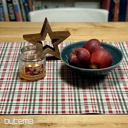 Božićni stolnjak i šal SCOTTISH SHELLEY CHECK