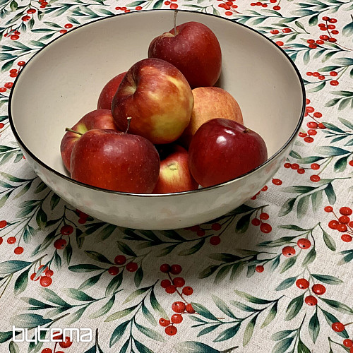 Dekorativni stolnjak BOŽIĆNE BOBICE