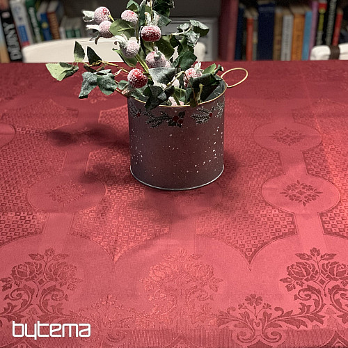 Stolnjak DAMASK bordo 120x140