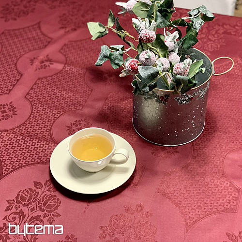 Stolnjak DAMASK bordo 120x140