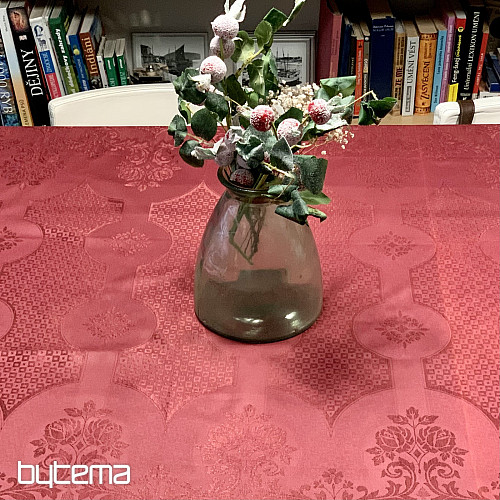 Stolnjak DAMASK bordo 120x140