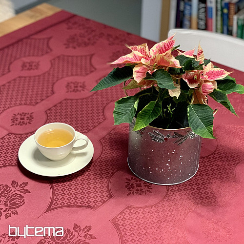 Stolnjak DAMASK bordo 120x140