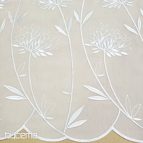 Luksuzna zavjesa GERSTER 11868 bijeli vez