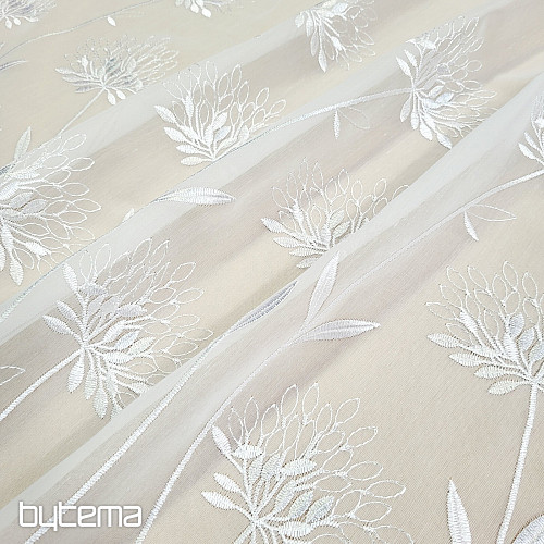 Luksuzna zavjesa GERSTER 11868 bijeli vez