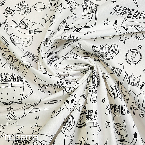 Tkanina za slikanje SUPERHEROJA