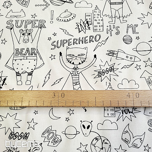 Tkanina za slikanje SUPERHEROJA