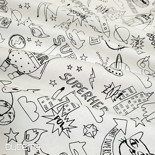 Tkanina za slikanje SUPERHEROJA