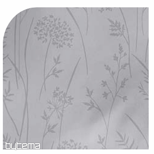 Luksuzni pamučni damast RIO SVIJETLO SIVA