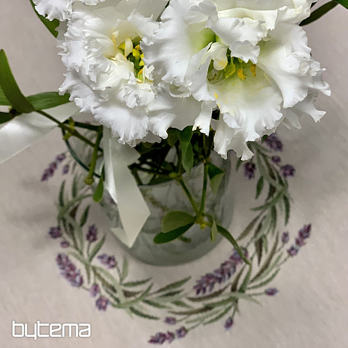 Okrugli tapiserijski stolnjak LAVANDA