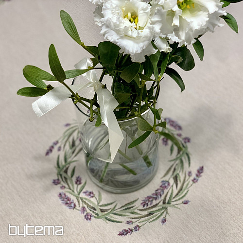 Okrugli tapiserijski stolnjak LAVANDA