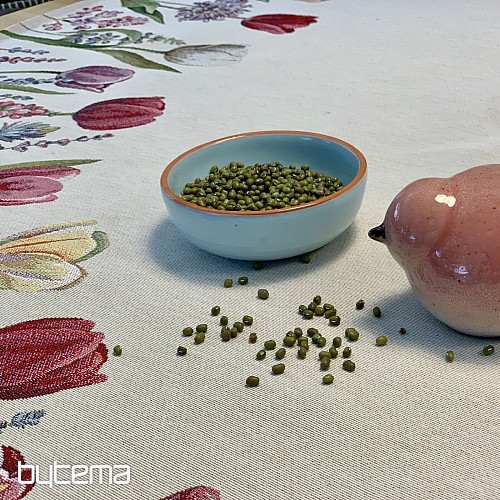 Okrugli tapiserijski stolnjak TULIPANI PROLJEĆE III