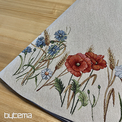 Tapiserijski okrugli stolnjak DIVLJE CVIJEĆE