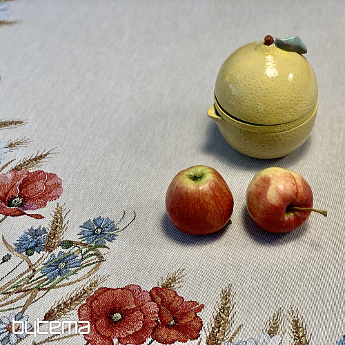 Tapiserijski okrugli stolnjak DIVLJE CVIJEĆE