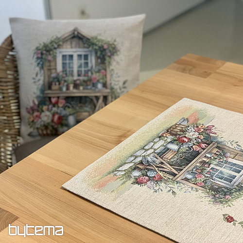 Tapiserijska jastučnica VRTNA KUĆICA