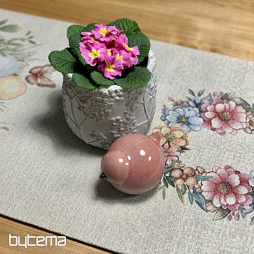 Uskrsni stolnjak i šal JAJA U TRAVI