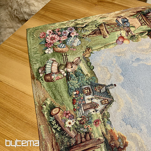 Tapiserijski stolnjak i šal USKRSNO PUTOVANJE