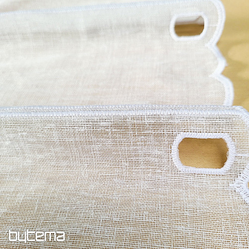 Vitrajna zavjesa BIJELO SRCE