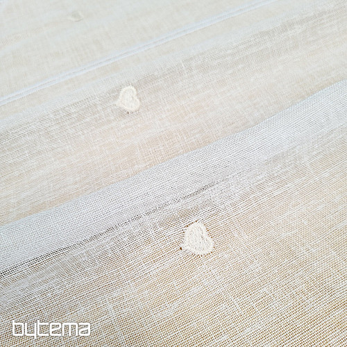 Zavjesa od vitraja SRCE BEŽ