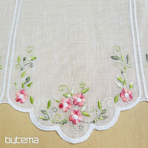 Zavjesa od vitraja RUŽIČASTO CVIJEĆE