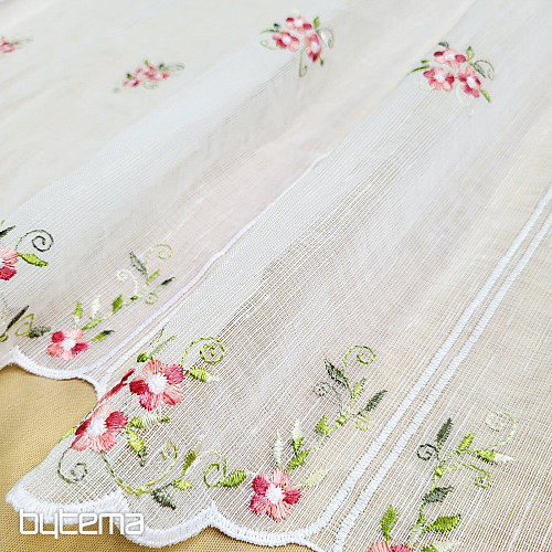 Zavjesa od vitraja RUŽIČASTO CVIJEĆE