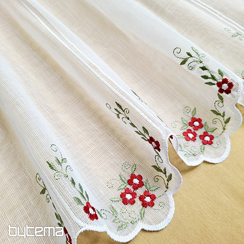 Zavjesa od vitraja CVIJEĆE CRVENO