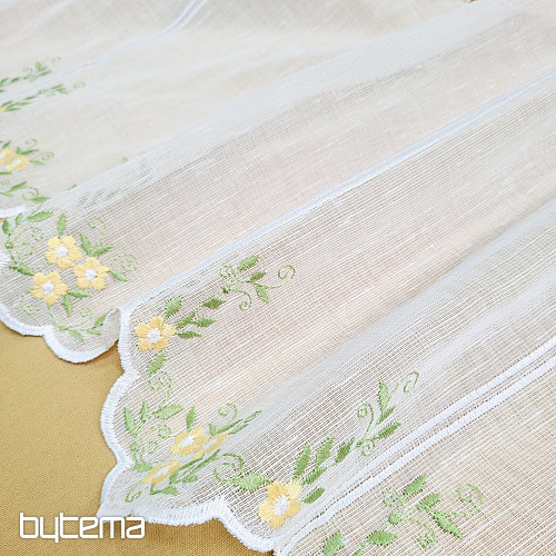 Zavjesa od vitraja ŽUTO CVIJEĆE